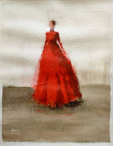 Original Abstract Women Paintings by Oscar Alvarez