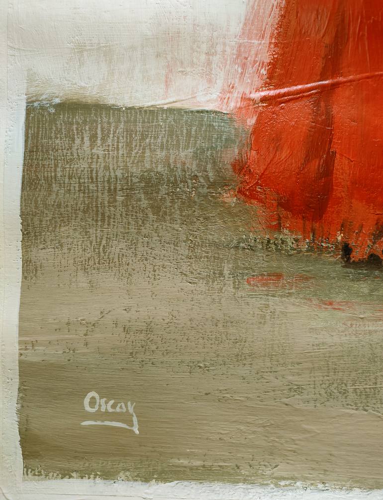 Original Abstract Women Painting by Oscar Alvarez