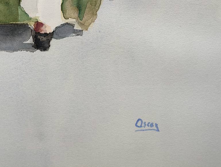 Original Figurative Women Painting by Oscar Alvarez