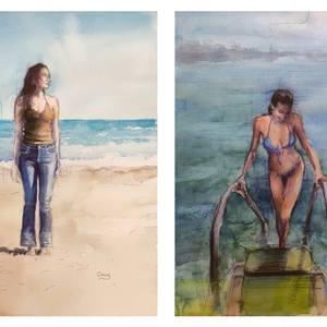 diptych .."d-1" "d-2" Commision