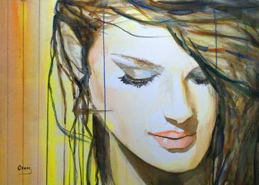 Print of Women Paintings by OSCAR ALVAREZ