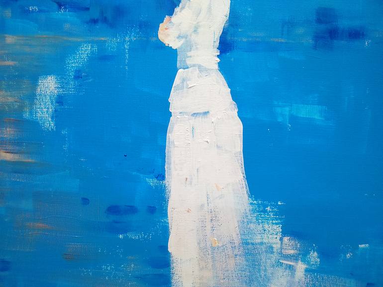 Original Figurative Women Painting by Oscar Alvarez