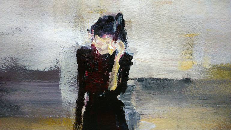 Original Figurative Women Painting by OSCAR ALVAREZ