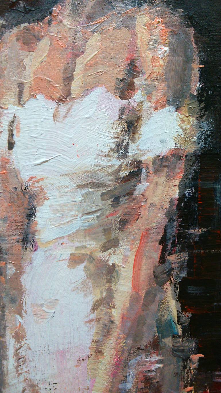 Original Figurative Women Painting by Oscar Alvarez