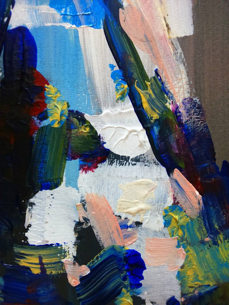 Original Figurative People Painting by Oscar Alvarez