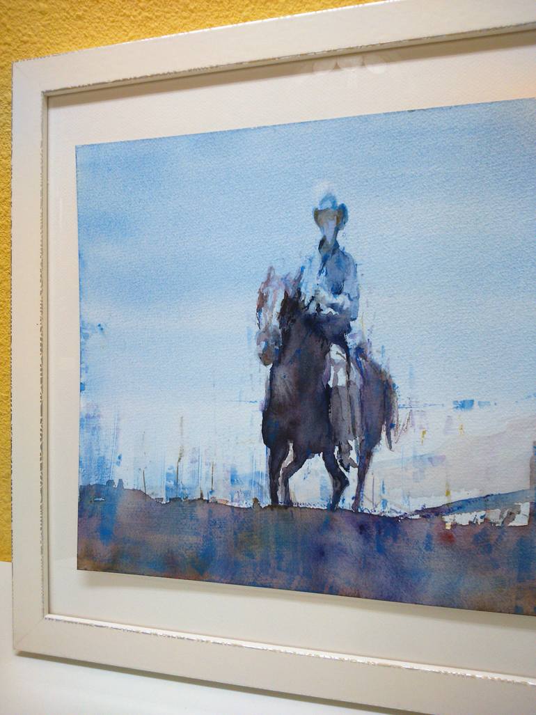 Original Figurative Cinema Painting by Oscar Alvarez