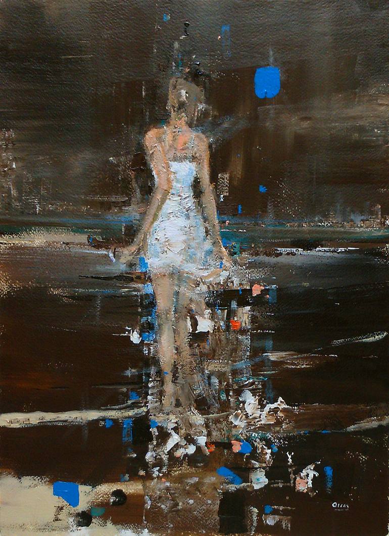Original Figurative Portrait Paintings by Oscar Alvarez