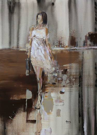 Print of Figurative Portrait Paintings by OSCAR ALVAREZ