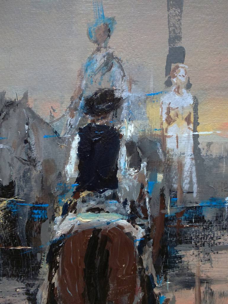 Original Figurative Cinema Painting by OSCAR ALVAREZ