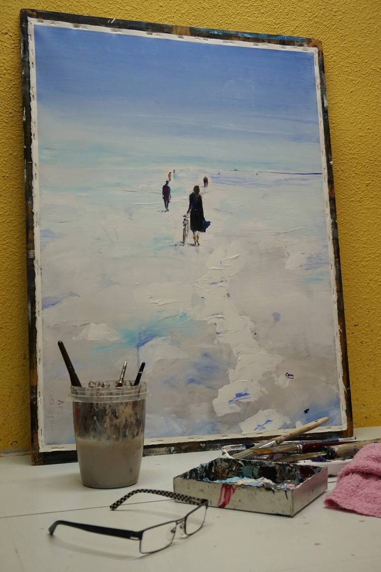 Original Figurative Fantasy Painting by Oscar Alvarez