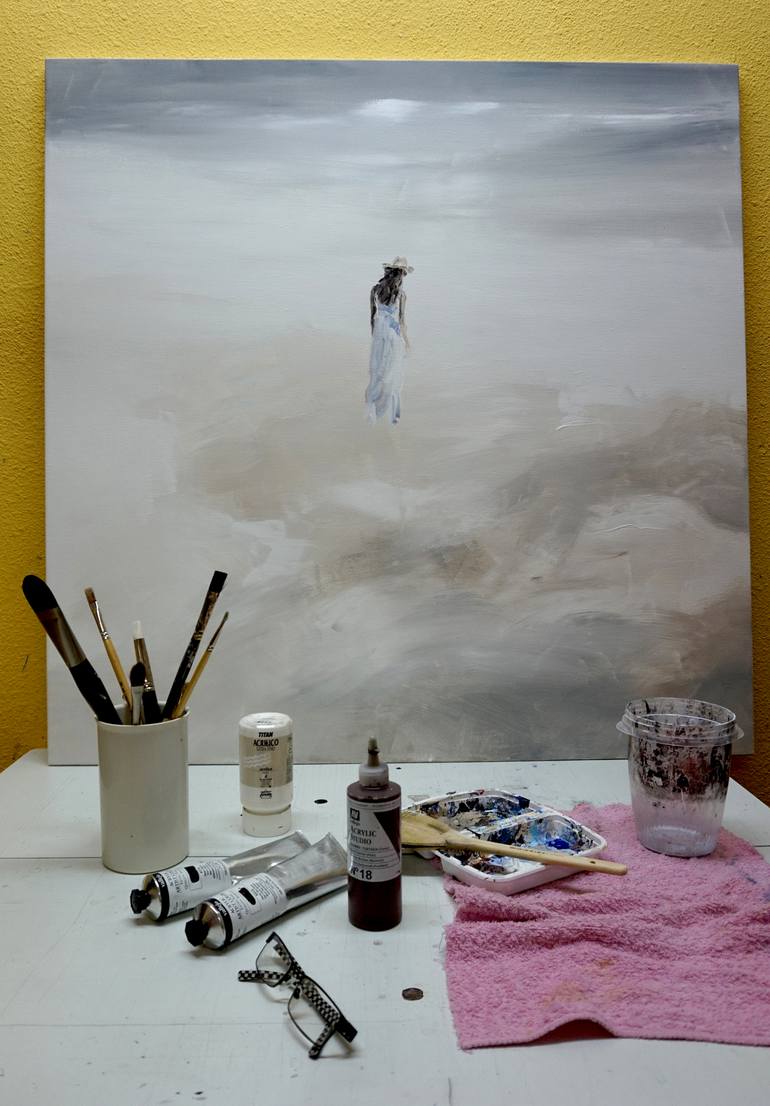 Original Figurative Fantasy Painting by Oscar Alvarez