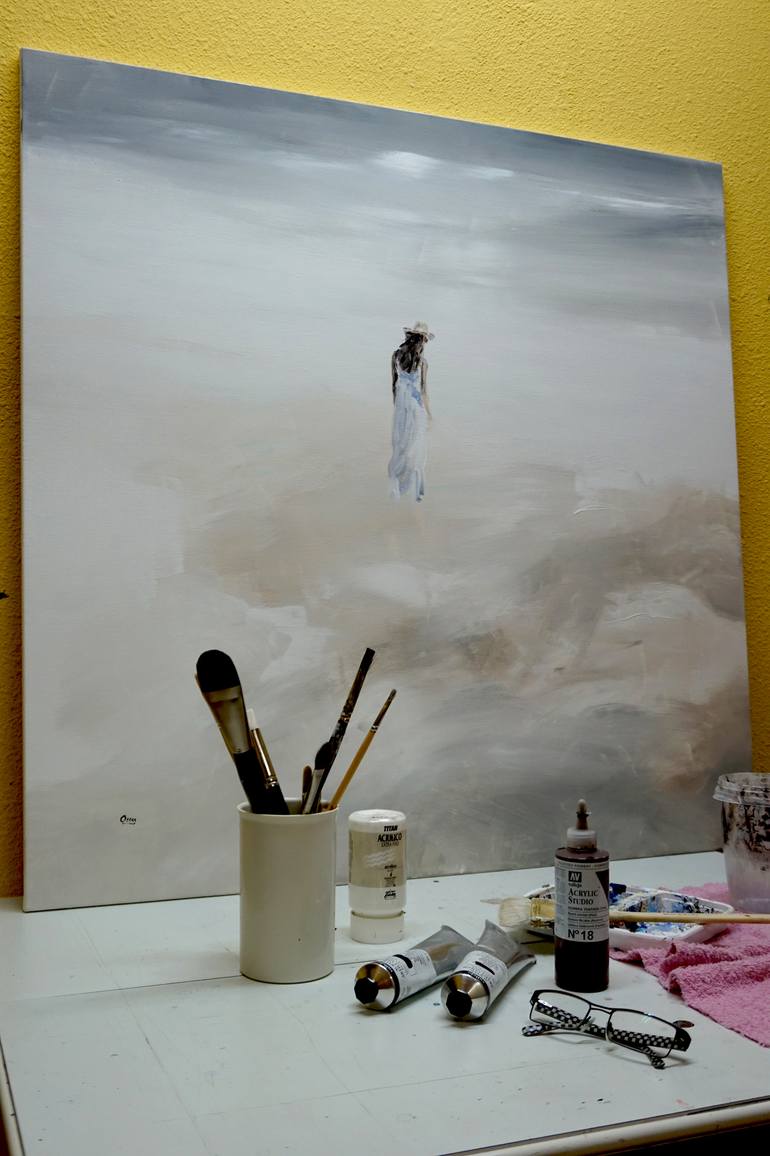 Original Figurative Fantasy Painting by Oscar Alvarez