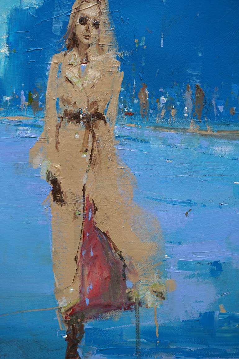 Original Figurative Portrait Painting by OSCAR ALVAREZ