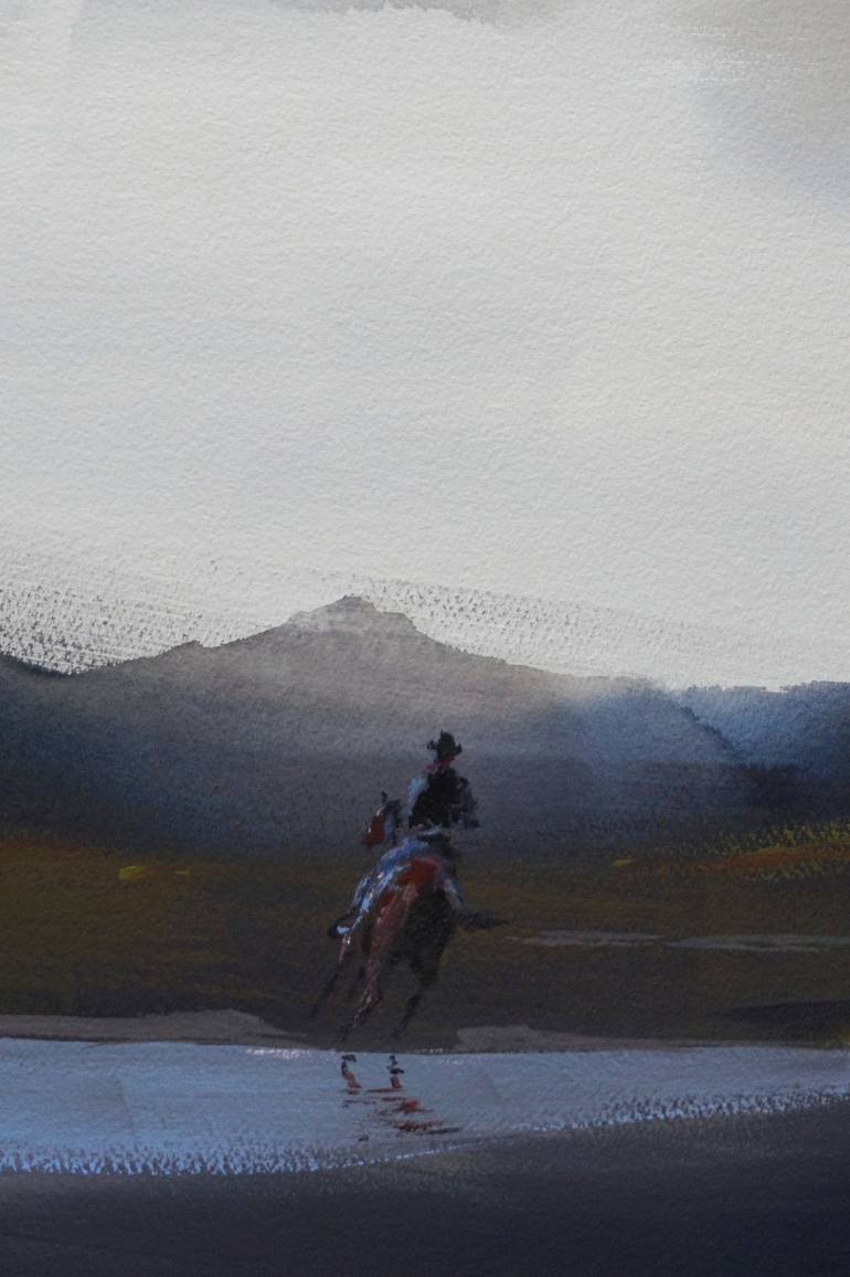 Original Horse Painting by OSCAR ALVAREZ