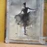 Ballerina scene painted in  watercolor and acrylic on paper "Khadi" 320 grs.