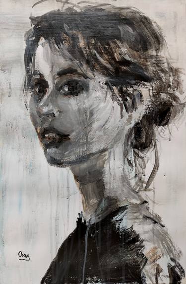 Print of Portrait Paintings by OSCAR ALVAREZ