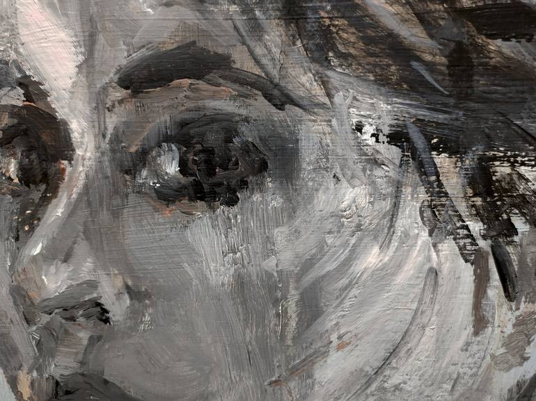 Original Figurative People Painting by Oscar Alvarez