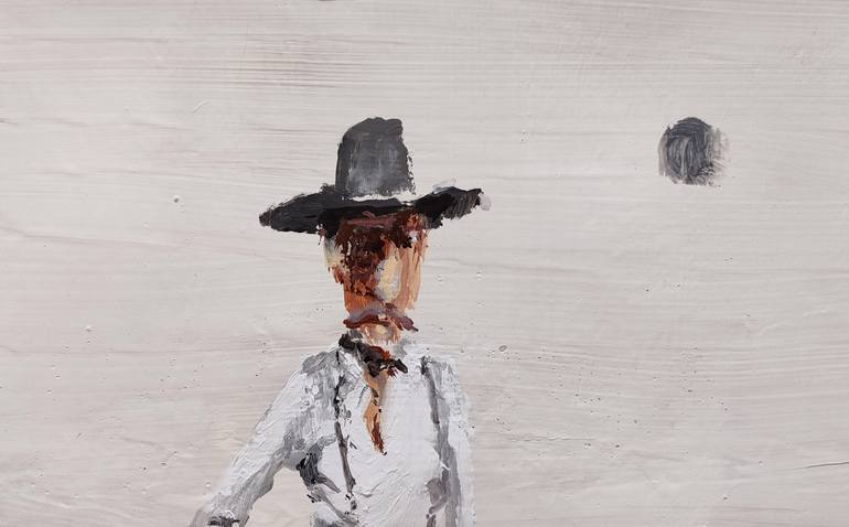 Original Figurative Cartoon Painting by Oscar Alvarez