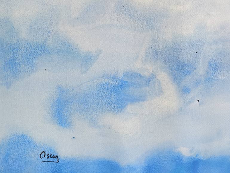 Original Figurative People Painting by Oscar Alvarez