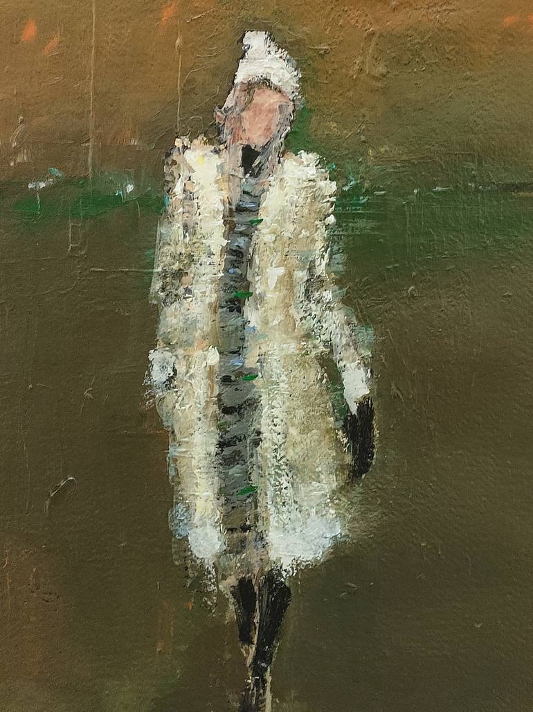 Original Figurative People Painting by Oscar Alvarez