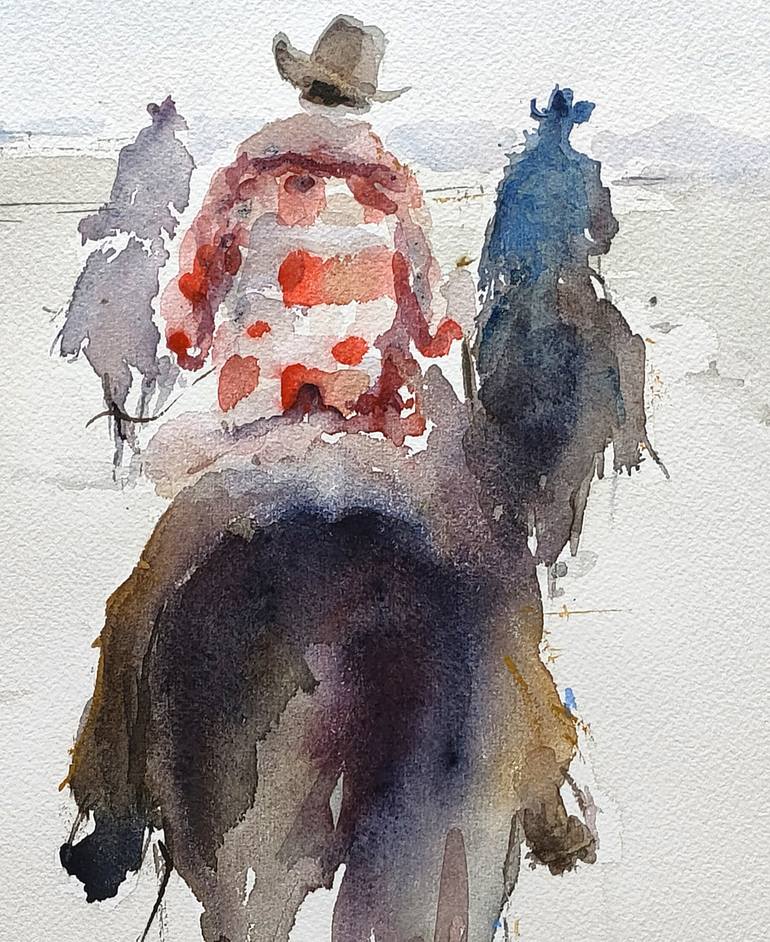 Original Figurative People Painting by Oscar Alvarez