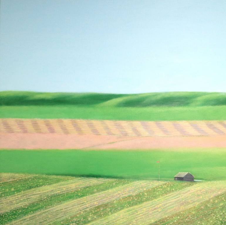 Print of Realism Landscape Paintings by Ieva Baklane