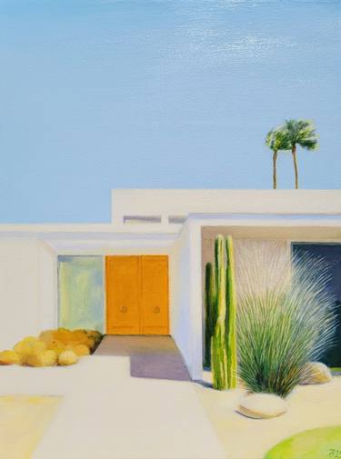 Original Realism Architecture Paintings by Ieva Baklane