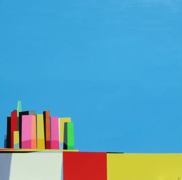 Print of Abstract Architecture Paintings by Ieva Baklane