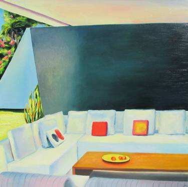 Original Garden Paintings by Ieva Baklane