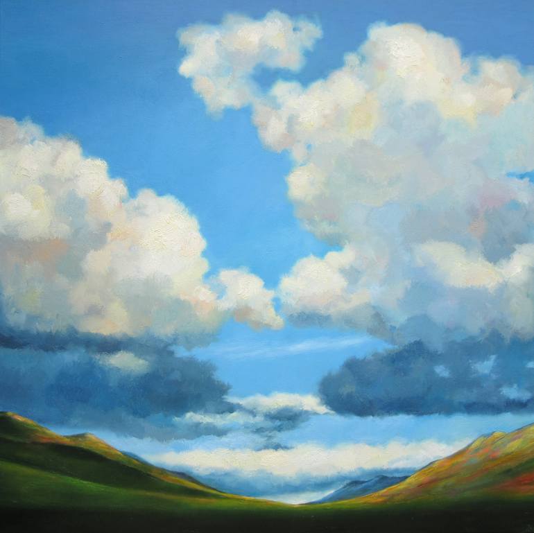 sky Painting Baklane | Saatchi Art