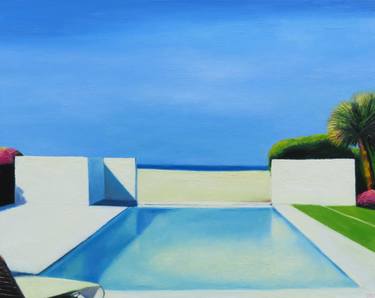 "Pool by the beach'' SOLD thumb