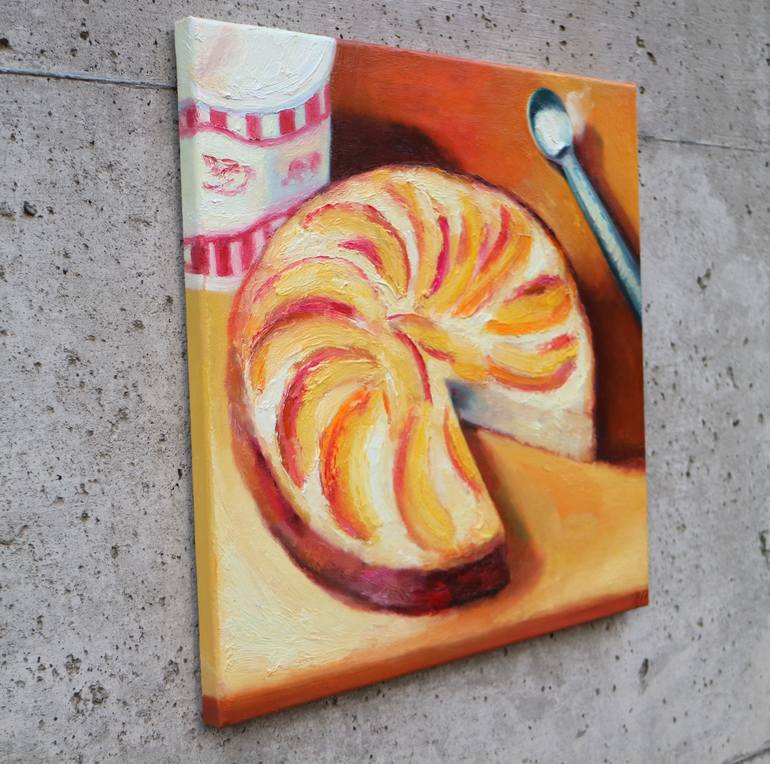 Original Impressionism Food Painting by Ieva Baklane