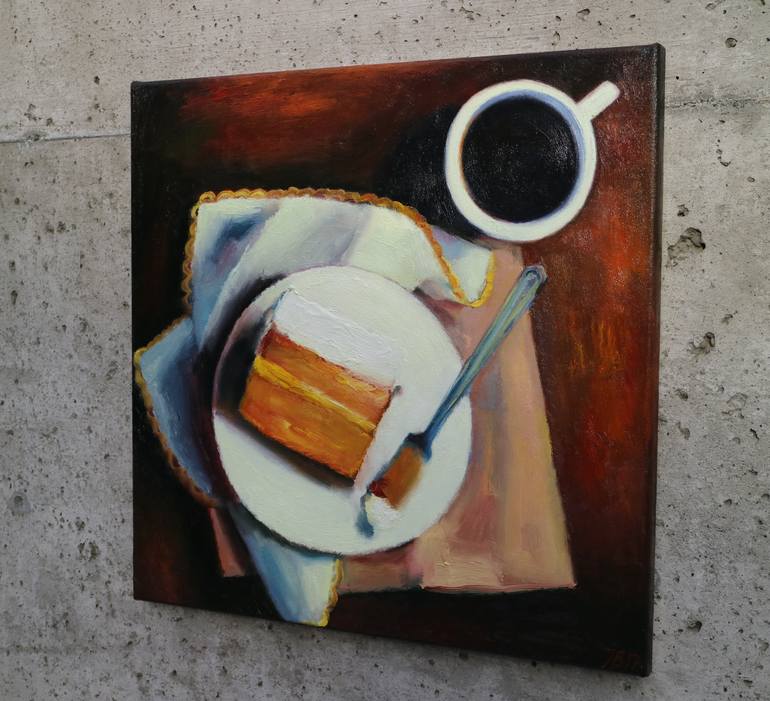 Original Realism Food Painting by Ieva Baklane