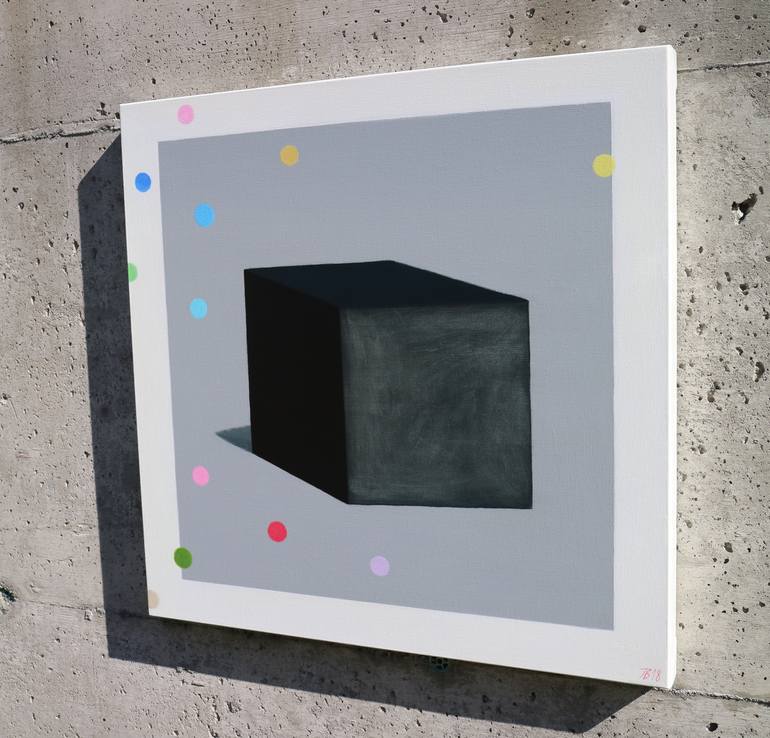 Original Minimalism Geometric Painting by Ieva Baklane