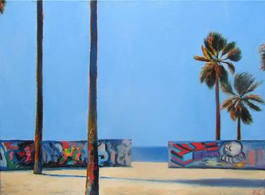 "Graffiti wall and ocean" thumb
