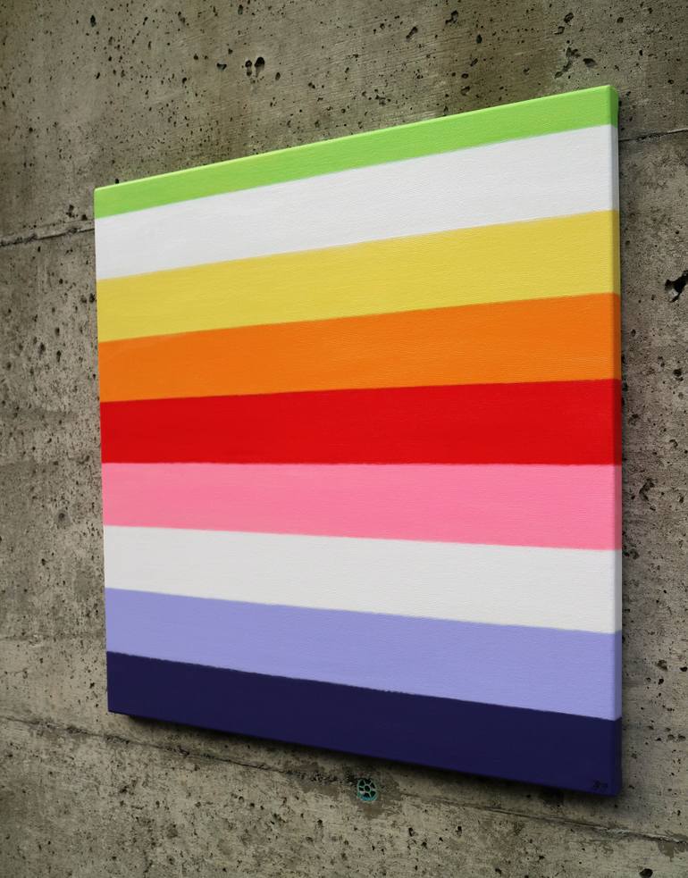 Original Minimalism Abstract Painting by Ieva Baklane