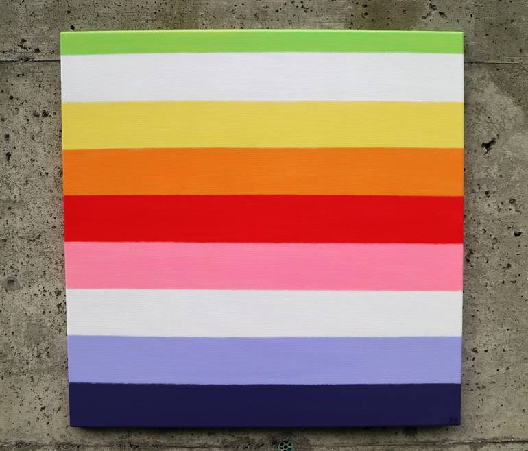 Original Minimalism Abstract Painting by Ieva Baklane