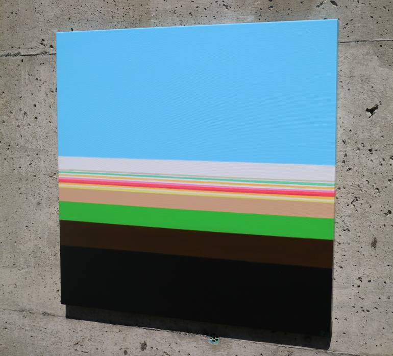 Original Minimalism Abstract Painting by Ieva Baklane