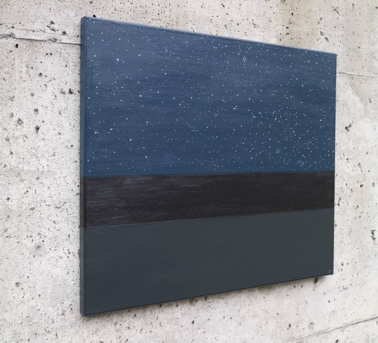 Original Minimalism Abstract Painting by Ieva Baklane