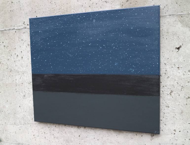 Original Minimalism Abstract Painting by Ieva Baklane