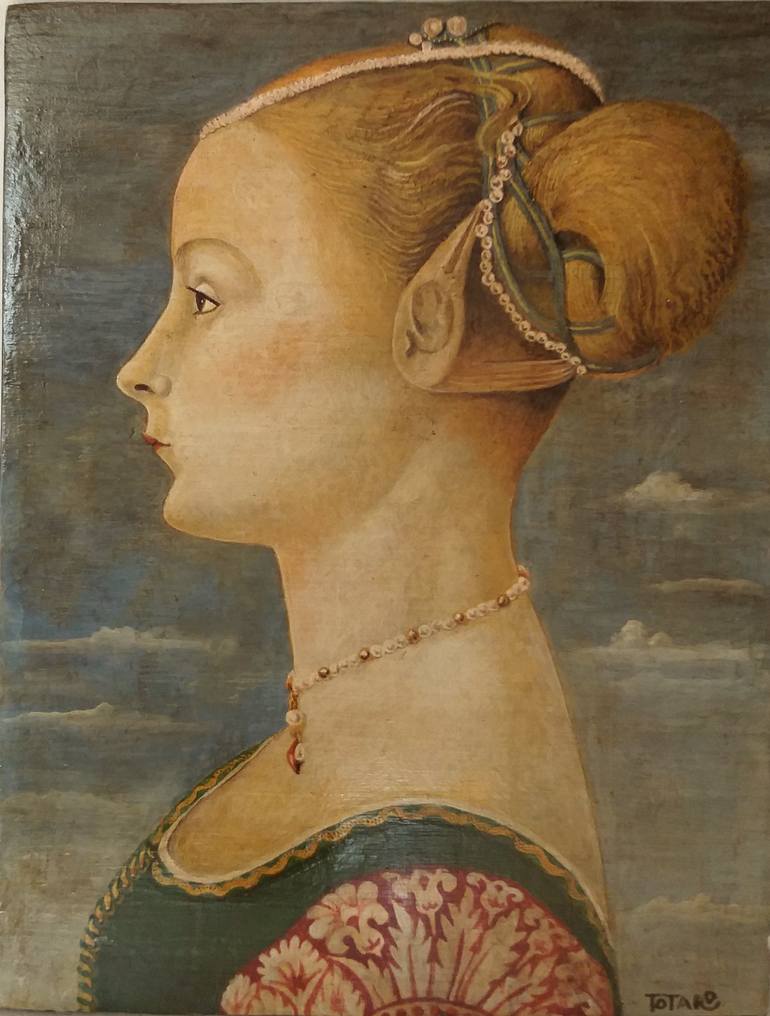 Original Figurative People Painting by Totaro Berardino