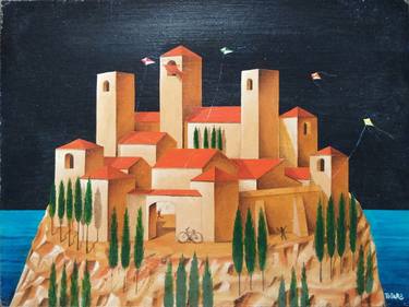 Print of Folk Architecture Paintings by Totaro Berardino