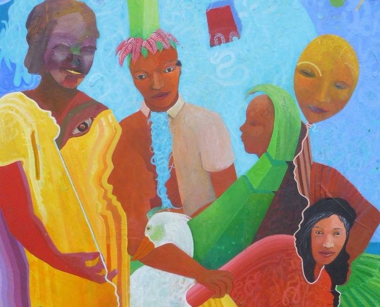 Original Expressionism Fantasy Painting by Richard Heley