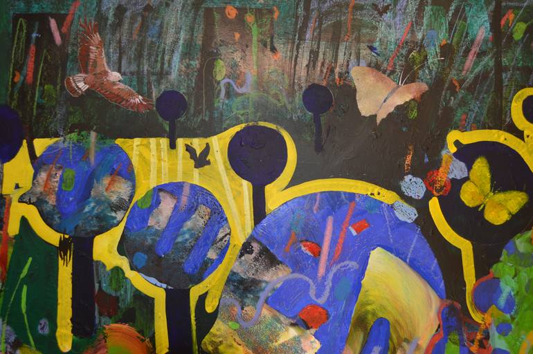 Original Folk Landscape Painting by Richard Heley