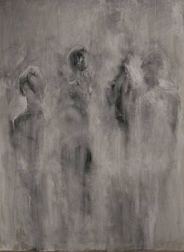Saatchi Art Artist Malgorzata Lapsa-Malawska; Painting, “Grey is the Colour of Indifference” #art