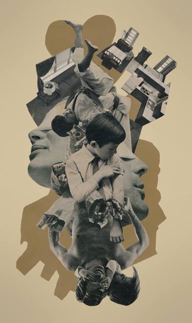 Print of People Collage by Joe Castro