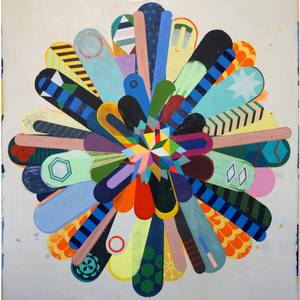 Bright Abstract Statement Works