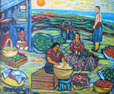 Print of Impressionism People Paintings by Cecilio MINGO PEREZ