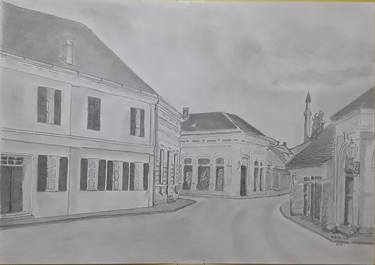 Original Black & White Cities Drawings by Admir Imamovic