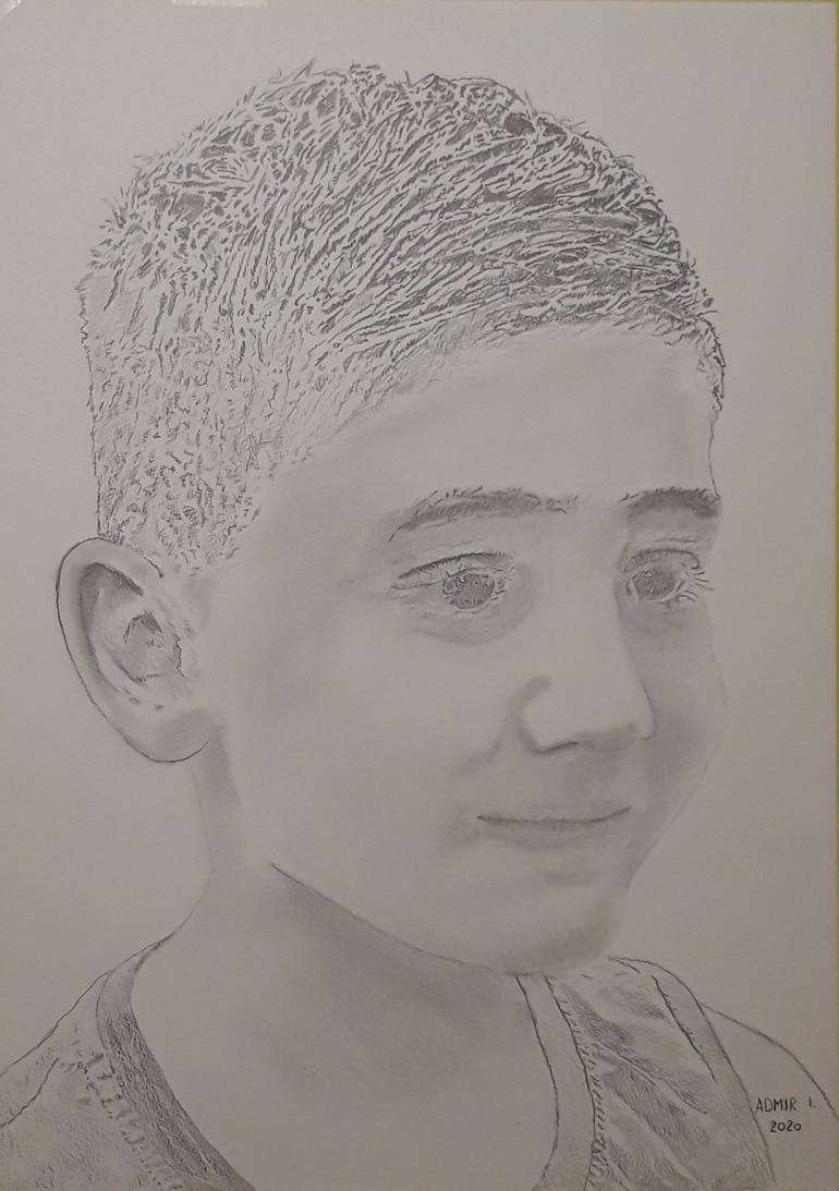 Original Portrait Drawing by Admir Imamovic